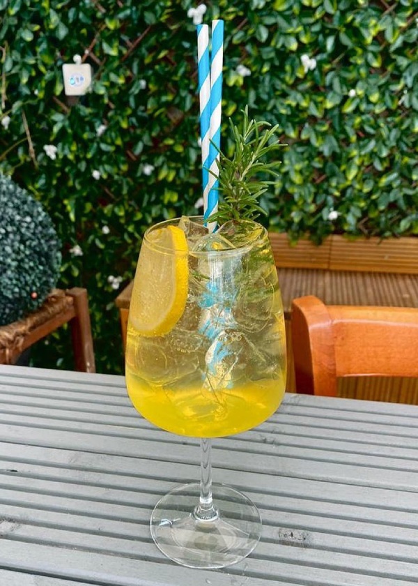 Bar Aldo’s Lemon spritz in Alloa 