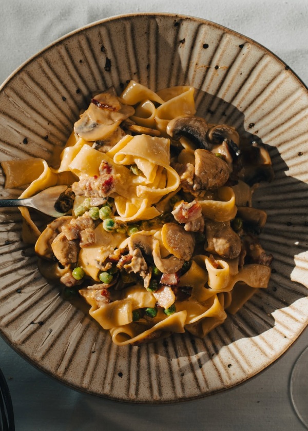 Bar Aldo’s Creamy Pasta in Alloa. 