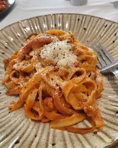 Bar Aldo’s Alloa pasta